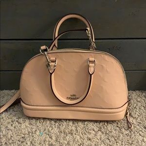 Small coach purse with long strap